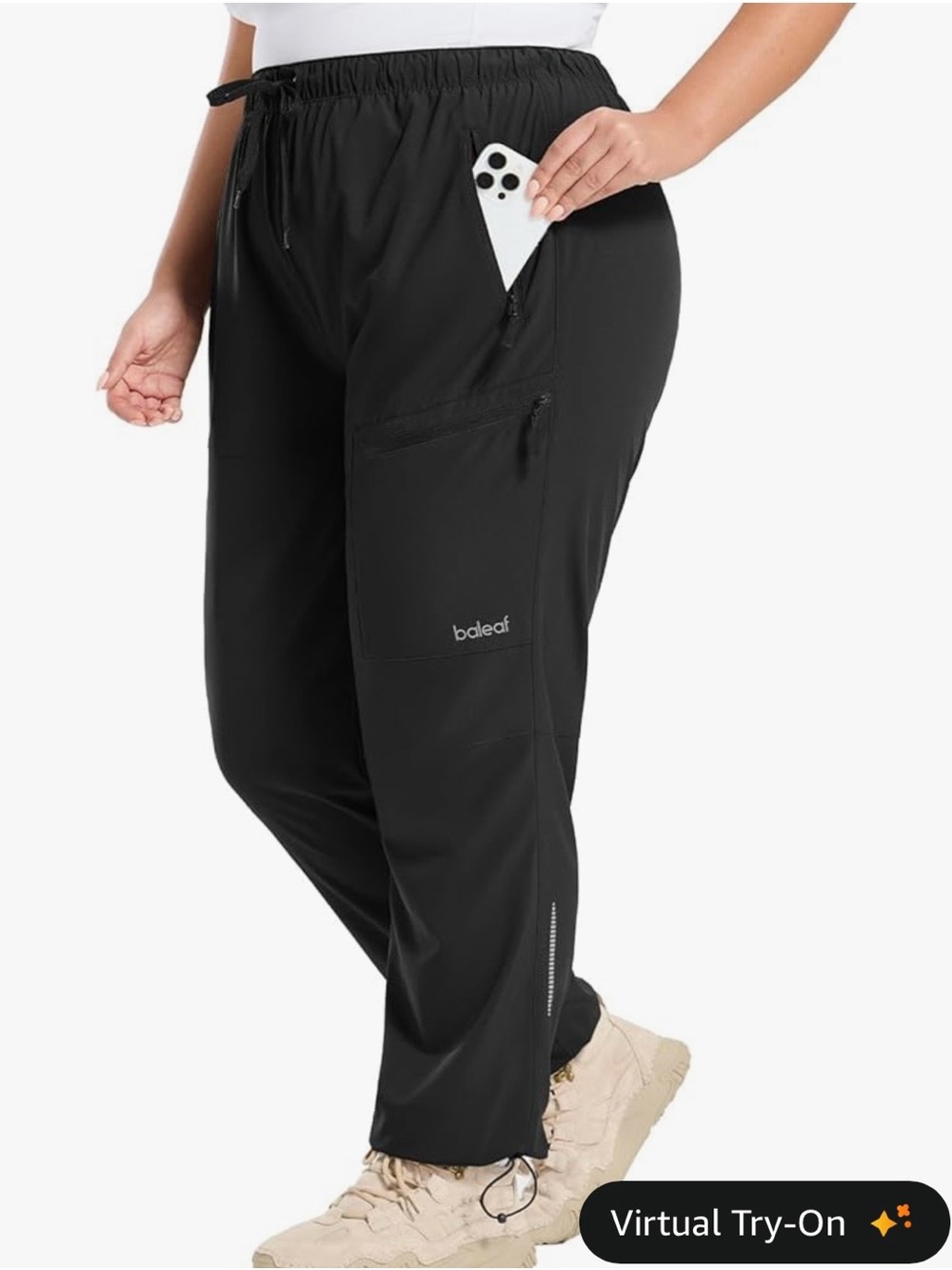 Baleaf Black Women's Active Utility Joggers